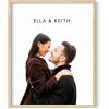 imageHAUS AND HUES Custom Couple Portrait Poster  Add Your Photo for a Customized Poster Print  Great Gift for Wedding Newlyweds Anniversary Birthdays Engagements  Gift for Her Wife GirlfriendUnframed