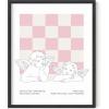 imageHAUS AND HUES Pink Wall Art Pink Posters For Room Aesthetic Danish Pastel Posters Aesthetic Posters Art Danish Posters Cool Posters Danish Pastel Wall Decor 16quot x 20quot Framed Black