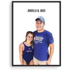 imageHAUS AND HUES Personalized Couples Gifts Custom Print Wedding Wall Art Name Wall Art Personalized Anniversary First Year Her Personalized Framed Prints Personalize Pictures