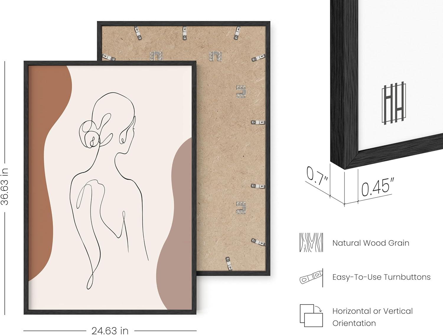 imageHAUS AND HUES Couple Kissing Wall Art  Minimalist Line Art Romantic Silhouette Poster Bedroom Wall Decor Beige Frame 12quotx16quotColored Woman