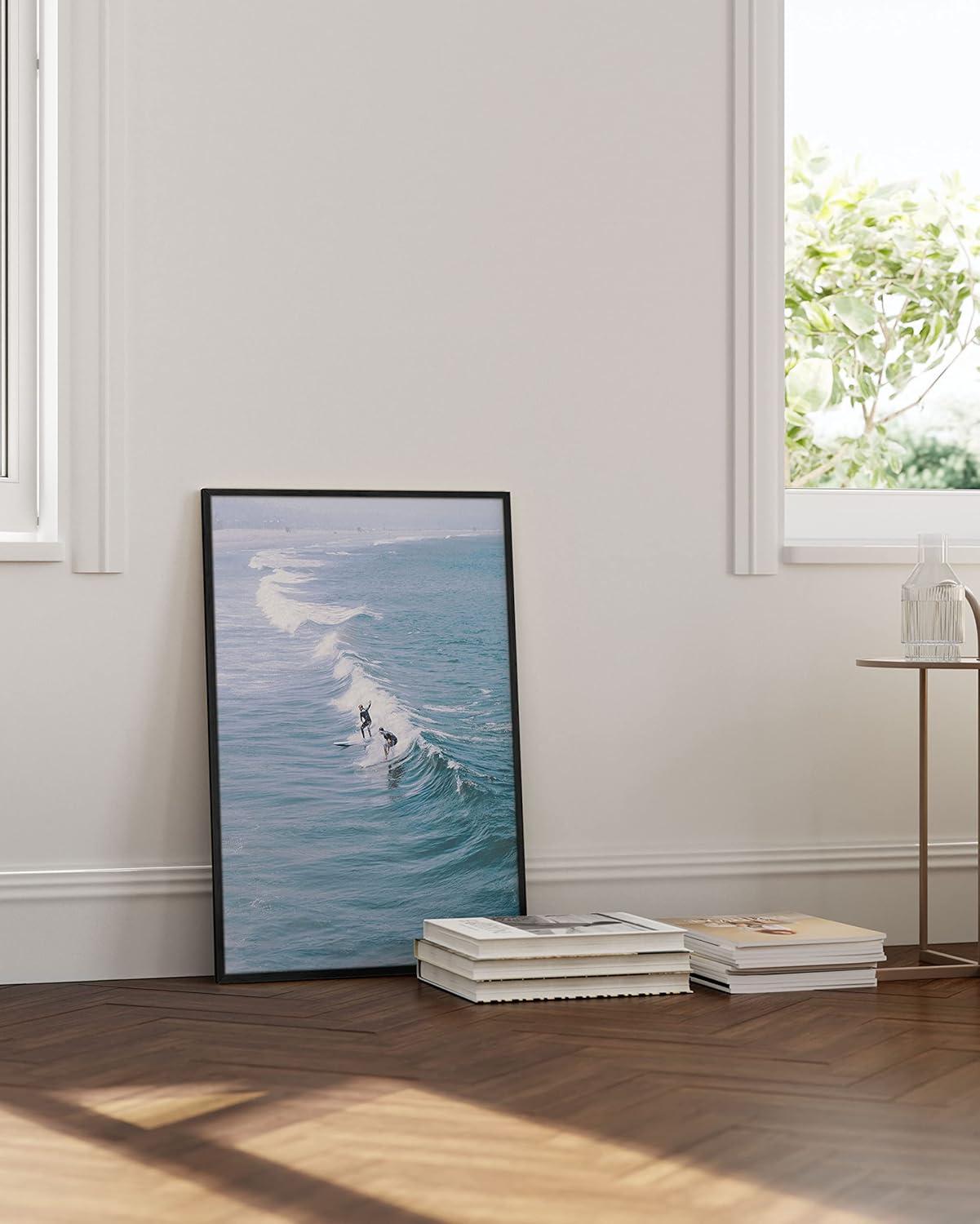imageHAUS AND HUES Vintage Beach Wall Art and Surf Decor  Vintage Beach Posters and Prints Surfboard Poster Beach Prints Wall Art Vintage Beach Art Print Red Surf Van Poster Unframed 16x20Surfer Print