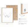 imageHAUS AND HUES Minimalist Line Art  OneLine Woman Sketch Feminist Boho Wall Decor Modern Aesthetic Print Unframed 24x36Holding Pinkies