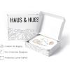 imageHAUS AND HUES Pinky Promise Wall Art  Minimalist Line Drawing Holding Hands Romantic Decor Couple Poster Black Frame 24x36Colored Abstract Face
