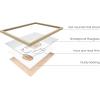 imageHAUS AND HUES Pinky Promise Wall Art  Minimalist Line Drawing Holding Hands Romantic Decor Couple Poster Black Frame 24x36Colored Abstract Face