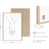 imageHAUS AND HUES Pinky Promise Wall Art  Minimalist Line Drawing Holding Hands Romantic Decor Couple Poster Black Frame 24x36Holding Hands