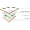 imageHAUS AND HUES Abstract Framed Wall Art  Sage Green Aesthetic Decor Minimalist Green Room Posters Modern Botanical Prints for Bedroom or Living Room Beige 12quot x 16quotPantone Shades Green
