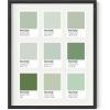 imageHAUS AND HUES Abstract Framed Wall Art  Sage Green Aesthetic Decor Minimalist Green Room Posters Modern Botanical Prints for Bedroom or Living Room Beige 12quot x 16quotPantone Shades Green