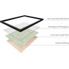 imageHAUS AND HUES Abstract Framed Wall Art  Sage Green Aesthetic Decor Minimalist Green Room Posters Modern Botanical Prints for Bedroom or Living Room Beige 12quot x 16quotGreen Face Line