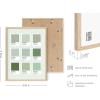 imageHAUS AND HUES Abstract Framed Wall Art  Sage Green Aesthetic Decor Minimalist Green Room Posters Modern Botanical Prints for Bedroom or Living Room Beige 12quot x 16quotPantone Shades Green