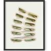 imageHAUS AND HUES Abstract Framed Wall Art  Sage Green Aesthetic Decor Minimalist Green Room Posters Modern Botanical Prints for Bedroom or Living Room Beige 12quot x 16quotGreen Sunglasses