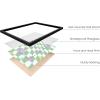 imageHAUS AND HUES Abstract Framed Wall Art  Sage Green Aesthetic Decor Minimalist Green Room Posters Modern Botanical Prints for Bedroom or Living Room Beige 12quot x 16quotGreen Checkerboard