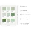 imageHAUS AND HUES Abstract Framed Wall Art  Sage Green Aesthetic Decor Minimalist Green Room Posters Modern Botanical Prints for Bedroom or Living Room Beige 12quot x 16quotPantone Shades Green