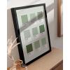 imageHAUS AND HUES Abstract Framed Wall Art  Sage Green Aesthetic Decor Minimalist Green Room Posters Modern Botanical Prints for Bedroom or Living Room Beige 12quot x 16quotPantone Shades Green