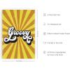 imageHAUS AND HUES Groovy Posters  Hippie Wall Art for Bedroom Retro 70s Room Decor Indie Aesthetic Posters Hippy Room Wall Decor Groovy Rays Poster Framed Beige 16x20Groovy Rays