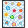 imageHAUS AND HUES Indie ampamp Y2K Posters  Aesthetic Preppy Wall Art Cool Blue Prints for Teen Girls Bedroom Decor Unframed 12x16Checkerboard and Smileys