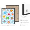 imageHAUS AND HUES Indie ampamp Y2K Posters  Aesthetic Preppy Wall Art Cool Blue Prints for Teen Girls Bedroom Decor Unframed 12x16Checkerboard and Smileys