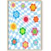 imageHAUS AND HUES Indie ampamp Y2K Posters  Aesthetic Preppy Wall Art Cool Blue Prints for Teen Girls Bedroom Decor Unframed 12x16Checkerboard and Smileys