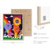 imageHAUS AND HUES Indie ampamp Y2K Posters  Aesthetic Preppy Wall Art Cool Blue Prints for Teen Girls Bedroom Decor Unframed 12x16Funky Flowers