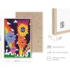 imageHAUS AND HUES Indie ampamp Y2K Posters  Aesthetic Preppy Wall Art Cool Blue Prints for Teen Girls Bedroom Decor Unframed 12x16Funky Flowers