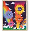 imageHAUS AND HUES Indie ampamp Y2K Posters  Aesthetic Preppy Wall Art Cool Blue Prints for Teen Girls Bedroom Decor Unframed 12x16Funky Flowers