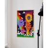 imageHAUS AND HUES Indie ampamp Y2K Posters  Aesthetic Preppy Wall Art Cool Blue Prints for Teen Girls Bedroom Decor Unframed 12x16Funky Flowers