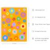 imageHAUS AND HUES Indie ampamp Y2K Posters  Aesthetic Preppy Wall Art Cool Blue Prints for Teen Girls Bedroom Decor Unframed 12x16Indie Rainbow Flowers