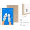 imageHAUS AND HUES Indie ampamp Y2K Posters  Aesthetic Preppy Wall Art Cool Blue Prints for Teen Girls Bedroom Decor Unframed 12x16Nikes in the Sky