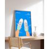 imageHAUS AND HUES Indie ampamp Y2K Posters  Aesthetic Preppy Wall Art Cool Blue Prints for Teen Girls Bedroom Decor Unframed 12x16Nikes in the Sky