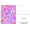 imageHAUS AND HUES Indie ampamp Y2K Posters  Aesthetic Preppy Wall Art Cool Blue Prints for Teen Girls Bedroom Decor Unframed 12x16Pink and Purple Hearts
