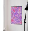 imageHAUS AND HUES Indie ampamp Y2K Posters  Aesthetic Preppy Wall Art Cool Blue Prints for Teen Girls Bedroom Decor Unframed 12x16Pink and Purple Hearts