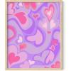 imageHAUS AND HUES Indie ampamp Y2K Posters  Aesthetic Preppy Wall Art Cool Blue Prints for Teen Girls Bedroom Decor Unframed 12x16Pink and Purple Hearts