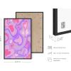imageHAUS AND HUES Indie ampamp Y2K Posters  Aesthetic Preppy Wall Art Cool Blue Prints for Teen Girls Bedroom Decor Unframed 12x16Pink and Purple Hearts