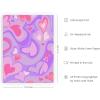 imageHAUS AND HUES Indie ampamp Y2K Posters  Aesthetic Preppy Wall Art Cool Blue Prints for Teen Girls Bedroom Decor Unframed 12x16Pink and Purple Hearts