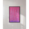 imageHAUS AND HUES Indie ampamp Y2K Posters  Aesthetic Preppy Wall Art Cool Blue Prints for Teen Girls Bedroom Decor Unframed 12x16Purple Hot Flames