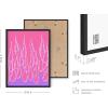 imageHAUS AND HUES Indie ampamp Y2K Posters  Aesthetic Preppy Wall Art Cool Blue Prints for Teen Girls Bedroom Decor Unframed 12x16Purple Hot Flames