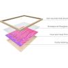 imageHAUS AND HUES Indie ampamp Y2K Posters  Aesthetic Preppy Wall Art Cool Blue Prints for Teen Girls Bedroom Decor Unframed 12x16Purple Hot Flames