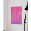 imageHAUS AND HUES Indie ampamp Y2K Posters  Aesthetic Preppy Wall Art Cool Blue Prints for Teen Girls Bedroom Decor Unframed 12x16Purple Hot Flames