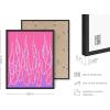 imageHAUS AND HUES Indie ampamp Y2K Posters  Aesthetic Preppy Wall Art Cool Blue Prints for Teen Girls Bedroom Decor Unframed 12x16Purple Hot Flames