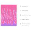imageHAUS AND HUES Indie ampamp Y2K Posters  Aesthetic Preppy Wall Art Cool Blue Prints for Teen Girls Bedroom Decor Unframed 12x16Purple Hot Flames