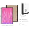 imageHAUS AND HUES Indie ampamp Y2K Posters  Aesthetic Preppy Wall Art Cool Blue Prints for Teen Girls Bedroom Decor Unframed 12x16Purple Hot Flames