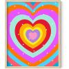 imageHAUS AND HUES Indie ampamp Y2K Posters  Aesthetic Preppy Wall Art Cool Blue Prints for Teen Girls Bedroom Decor Unframed 12x16Rainbow Heart