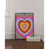 imageHAUS AND HUES Indie ampamp Y2K Posters  Aesthetic Preppy Wall Art Cool Blue Prints for Teen Girls Bedroom Decor Unframed 12x16Rainbow Heart
