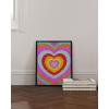 imageHAUS AND HUES Indie ampamp Y2K Posters  Aesthetic Preppy Wall Art Cool Blue Prints for Teen Girls Bedroom Decor Unframed 12x16Rainbow Heart