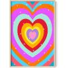 imageHAUS AND HUES Indie ampamp Y2K Posters  Aesthetic Preppy Wall Art Cool Blue Prints for Teen Girls Bedroom Decor Unframed 12x16Rainbow Heart
