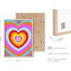 imageHAUS AND HUES Indie ampamp Y2K Posters  Aesthetic Preppy Wall Art Cool Blue Prints for Teen Girls Bedroom Decor Unframed 12x16Rainbow Heart