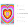 imageHAUS AND HUES Indie ampamp Y2K Posters  Aesthetic Preppy Wall Art Cool Blue Prints for Teen Girls Bedroom Decor Unframed 12x16Rainbow Heart