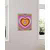 imageHAUS AND HUES Indie ampamp Y2K Posters  Aesthetic Preppy Wall Art Cool Blue Prints for Teen Girls Bedroom Decor Unframed 12x16Rainbow Heart