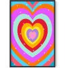 imageHAUS AND HUES Indie ampamp Y2K Posters  Aesthetic Preppy Wall Art Cool Blue Prints for Teen Girls Bedroom Decor Unframed 12x16Rainbow Heart