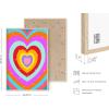 imageHAUS AND HUES Indie ampamp Y2K Posters  Aesthetic Preppy Wall Art Cool Blue Prints for Teen Girls Bedroom Decor Unframed 12x16Rainbow Heart