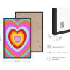 imageHAUS AND HUES Indie ampamp Y2K Posters  Aesthetic Preppy Wall Art Cool Blue Prints for Teen Girls Bedroom Decor Unframed 12x16Rainbow Heart